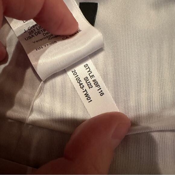 J. Crew Hipster Bikini Swim Bottom in Seersucker Blue White Stripe Sz XXL NEW - Picture 6 of 6